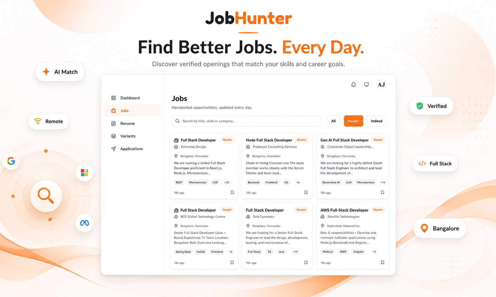 JobHunter screenshot